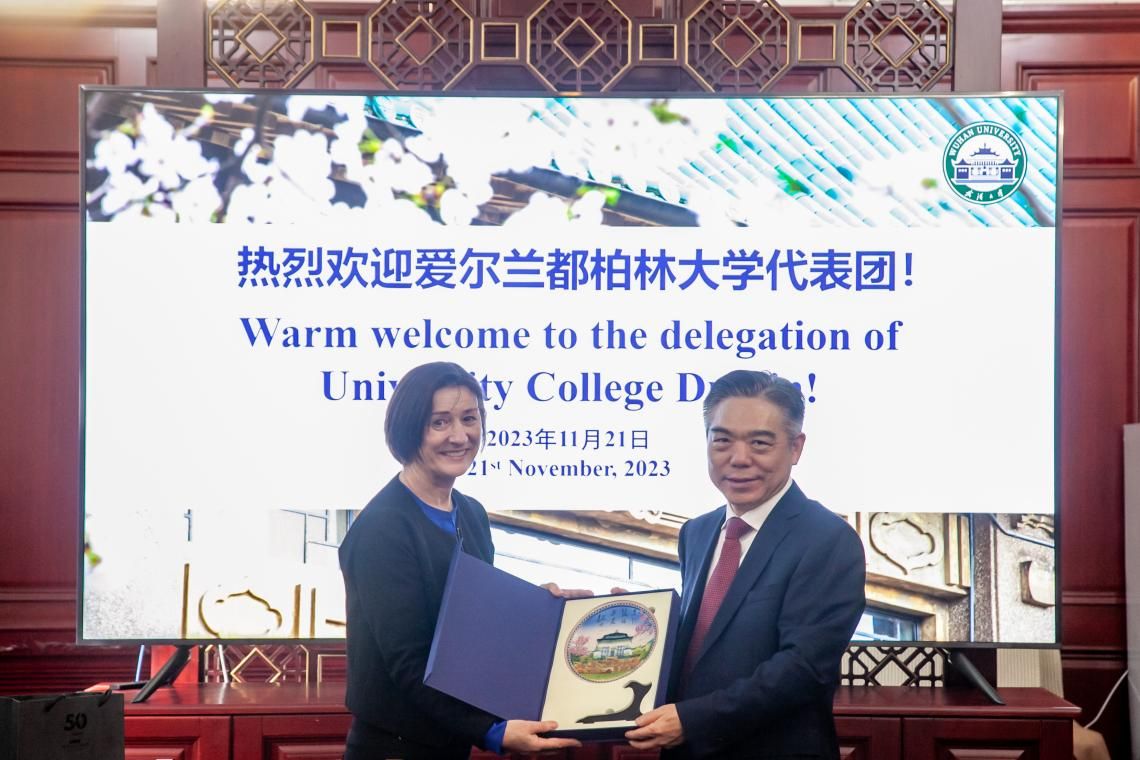University College Dublin delegation visits Wuhan University