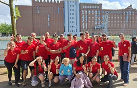 WHU dragon boat team shines in Germany